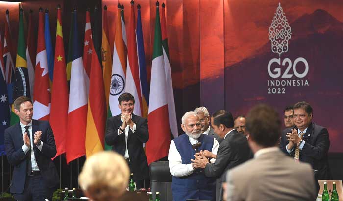 G20 కూటమి సారధ్య బాధ్యతల స్వీకరించిన ప్రధాని మోదీ